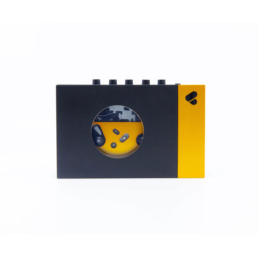 We Are Rewind AMY Cassette Player (Black & Orange)